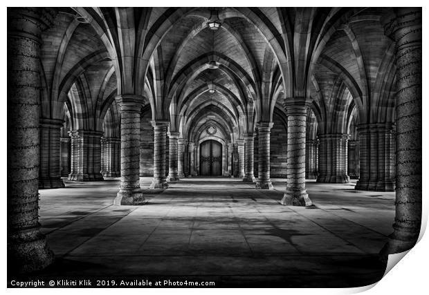 The Cloisters Print by Angela H