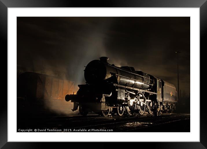 On Shed  Framed Mounted Print by David Tomlinson