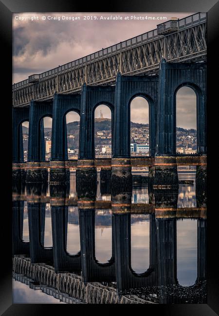 Tay Rail Bridge Framed Print by Craig Doogan