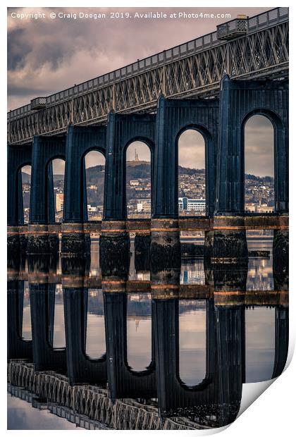 Tay Rail Bridge Print by Craig Doogan