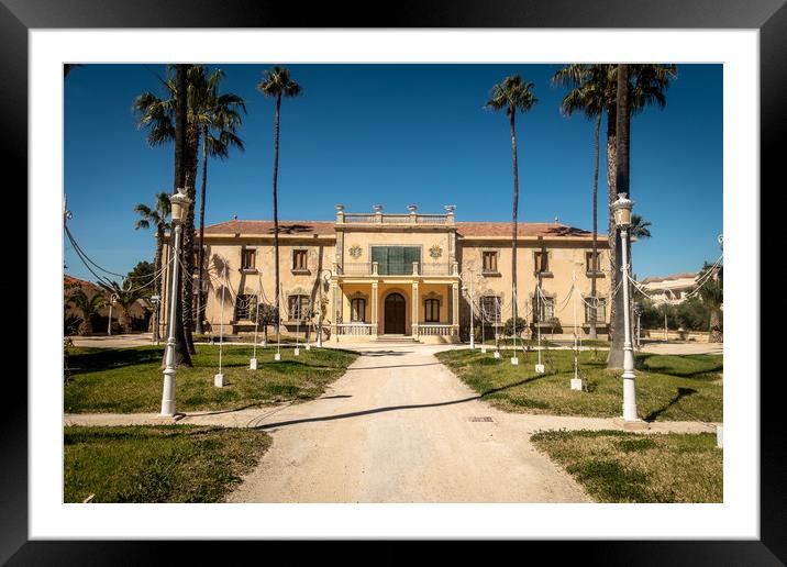 Palace and Gardens of Marques de Fontalba Framed Mounted Print by Stuart Atton