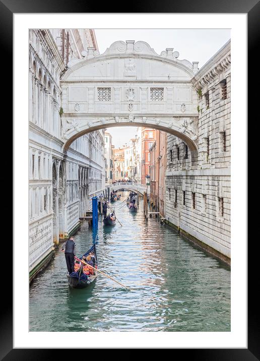 Bridge of Sighs, Venice Framed Mounted Print by Graham Custance
