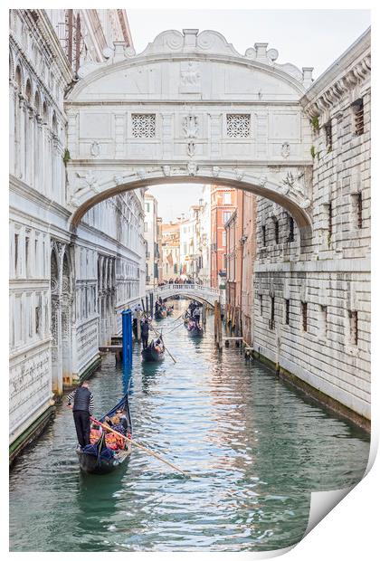 Bridge of Sighs, Venice Print by Graham Custance