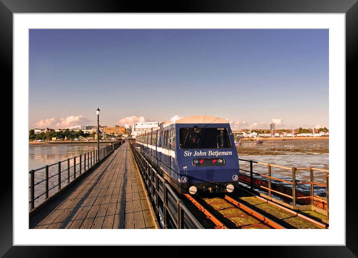 Sunny Day on Southend Pier Framed Mounted Print by Andy Evans Photos