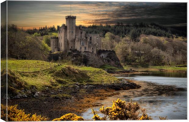 Dunvegan castle_uiginish_Isle ofSkye Canvas Print by Rob Lester