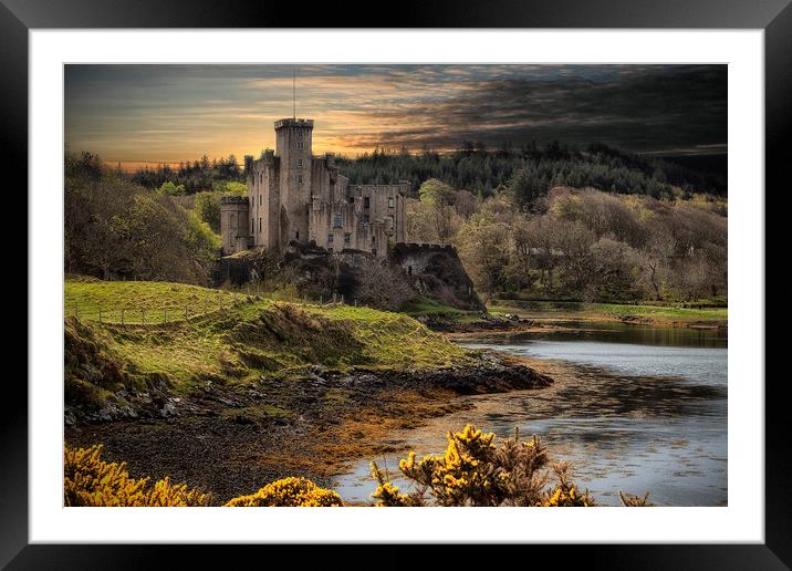 Dunvegan castle_uiginish_Isle ofSkye Framed Mounted Print by Rob Lester