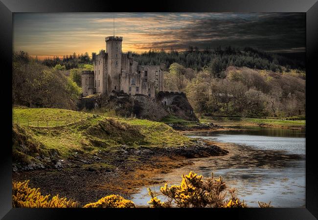 Dunvegan castle_uiginish_Isle ofSkye Framed Print by Rob Lester