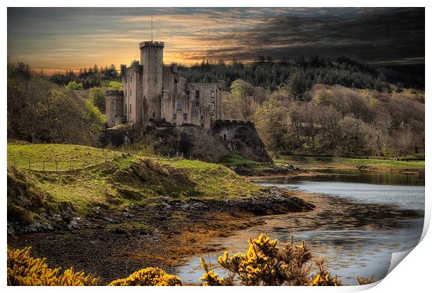 Dunvegan castle_uiginish_Isle ofSkye Print by Rob Lester