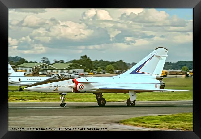 Dassault Super Mirage 4000 01 Framed Print by Colin Smedley