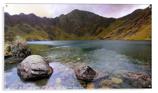 Snowdonia's Serene Solitude Acrylic by Graham Parry