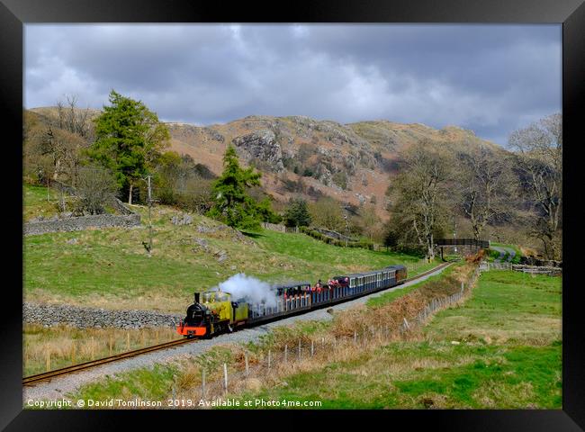 Steam in the Hills  Framed Print by David Tomlinson