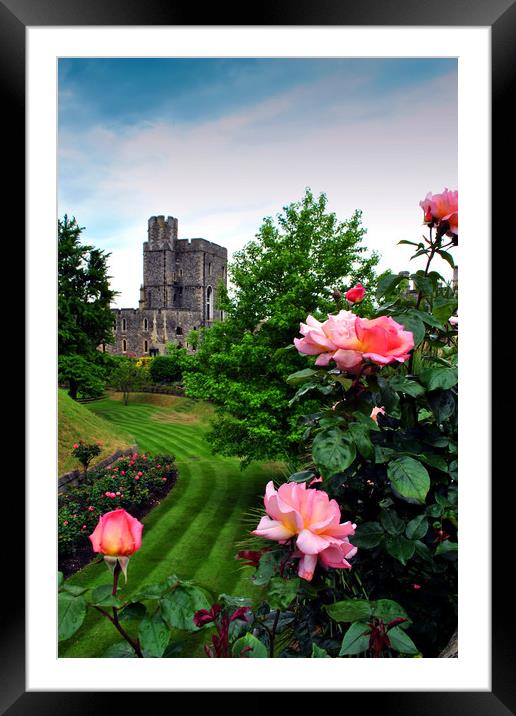 Windsor Castle Home To The Queen Berkshire Framed Mounted Print by Andy Evans Photos
