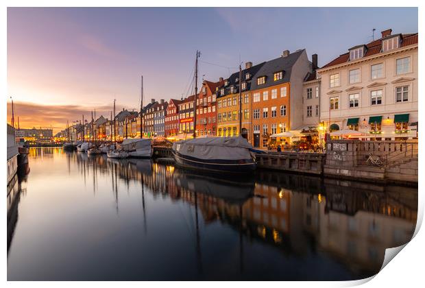 Nyhavn, Copenhagen Print by Daniel Farrington