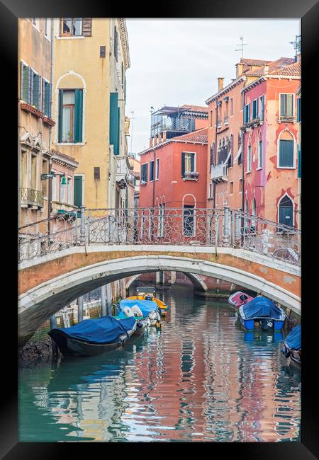 Venice Reflections Framed Print by Graham Custance