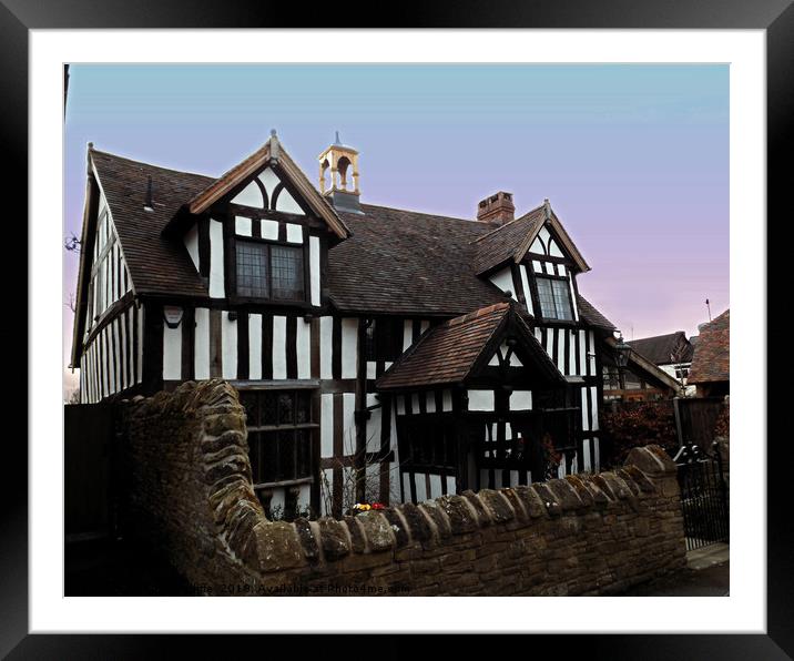 old grammar school,weobley herefordshire Framed Mounted Print by paul ratcliffe