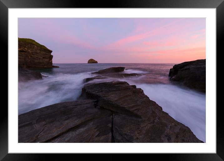 Red Sky At Dawn Framed Mounted Print by CHRIS BARNARD