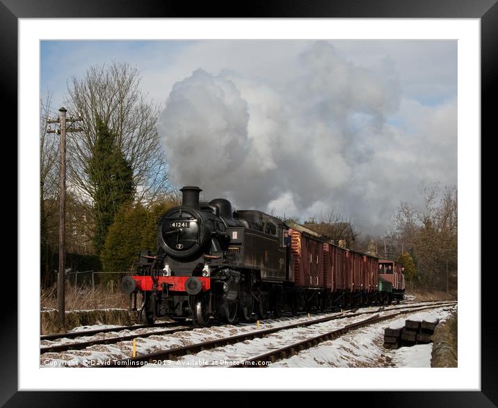 41241 on the goods Framed Mounted Print by David Tomlinson