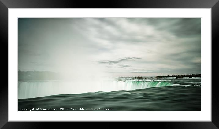 Horseshoe Falls II Framed Mounted Print by DiFigiano Photography