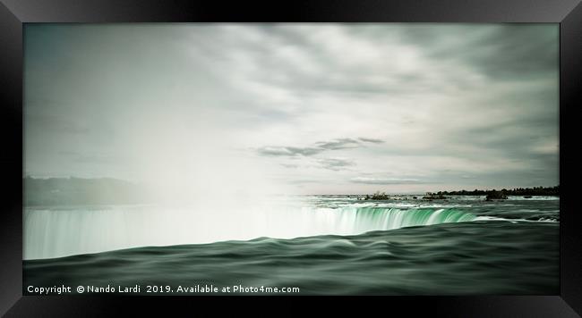 Horseshoe Falls II Framed Print by DiFigiano Photography