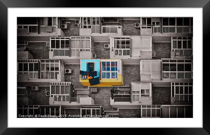 A Room With A View Framed Mounted Print by David Pacey