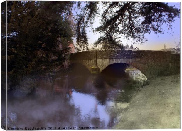 the bridge Canvas Print by paul ratcliffe