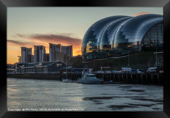 The Sage at sunrise Framed Print by Phil Reay