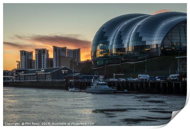 The Sage at sunrise Print by Phil Reay