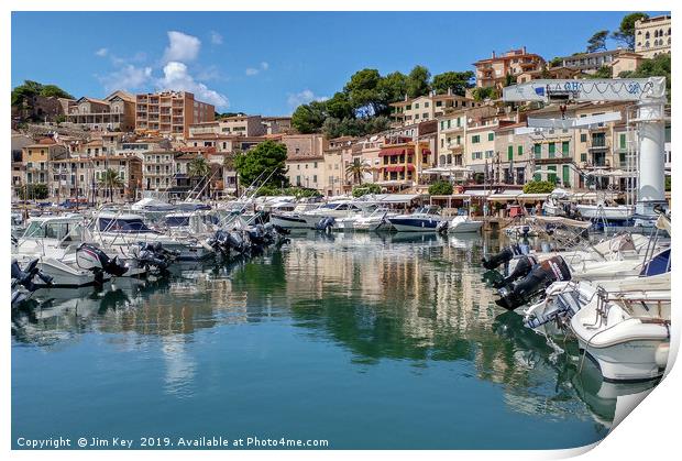 Port de Soller Majorca Print by Jim Key