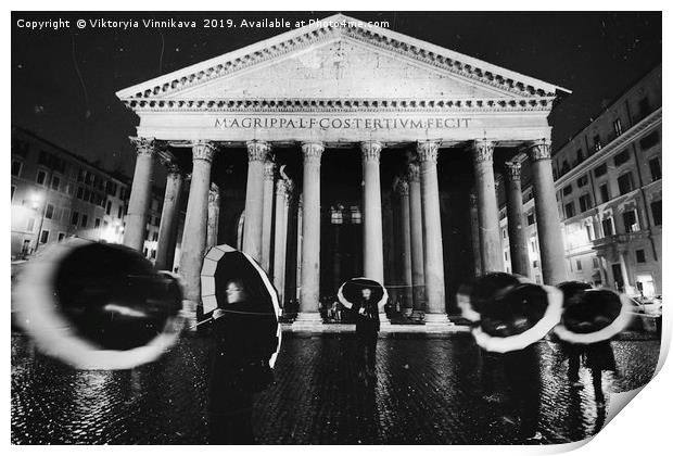Ghosts of the Pantheon Print by Viktoryia Vinnikava