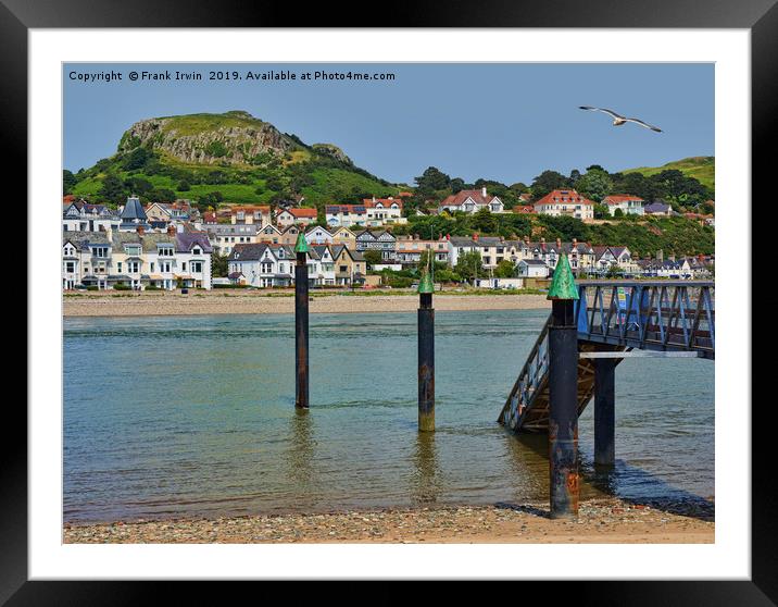 South West Llandudno viewed from Conway. Framed Mounted Print by Frank Irwin