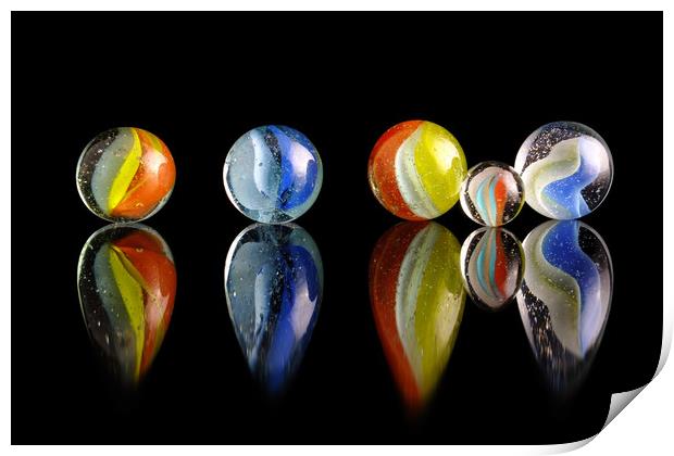 Marbles Print by Tony Claes