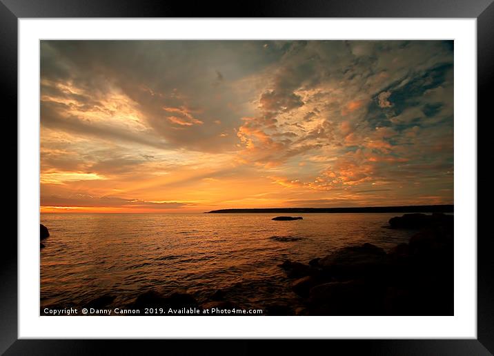 Sunrise Framed Mounted Print by Danny Cannon