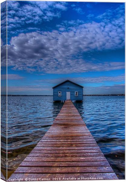 Boat Shed Canvas Print by Danny Cannon