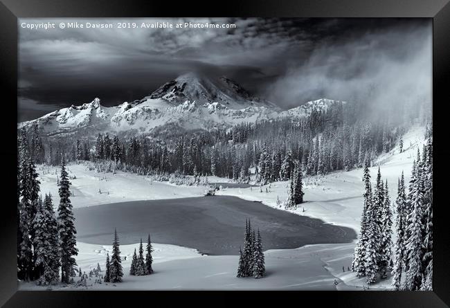 Winter Majestic Framed Print by Mike Dawson
