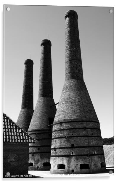 Chimney Stacks   Acrylic by Aidan Moran