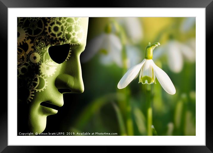 Working in harmony wth nature concept Framed Mounted Print by Simon Bratt LRPS