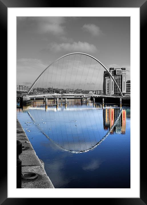 Reflecting Tyne Framed Mounted Print by George Young