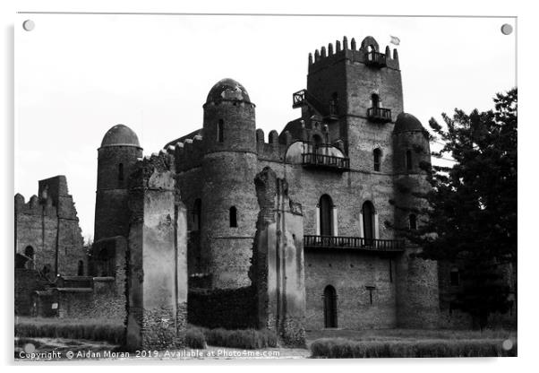 Castles of Gondar, Ethiopia   Acrylic by Aidan Moran