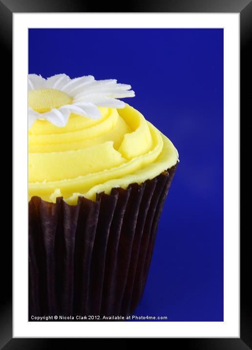 Cup Cake Framed Mounted Print by Nicola Clark
