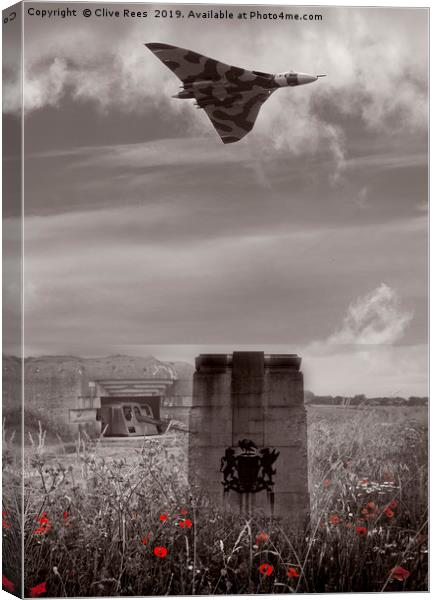 The Memorial Canvas Print by Clive Rees