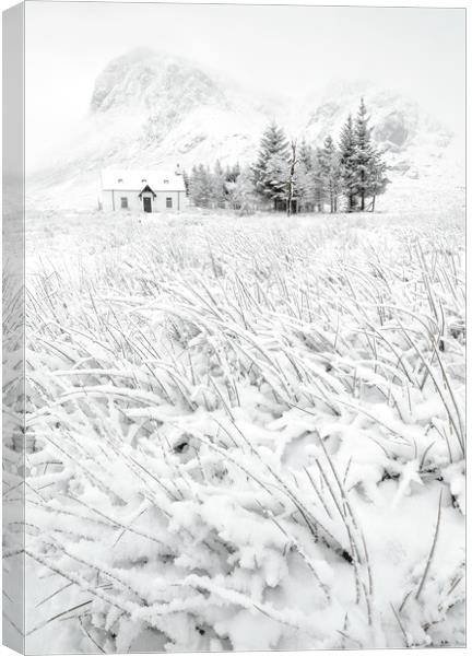The Winter Cot Canvas Print by Sylvan Buckley