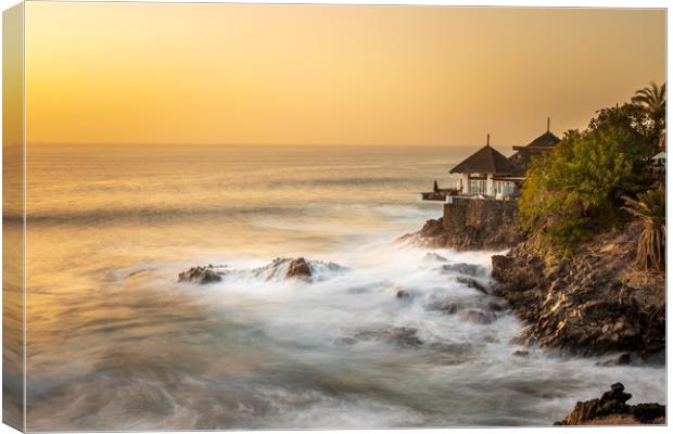 Tenerife sunset     Canvas Print by chris smith