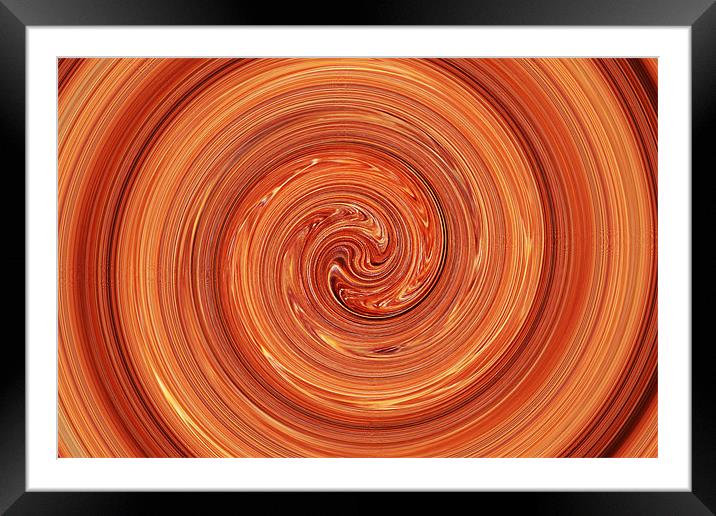 A Swirl of Hair Framed Mounted Print by Donna Collett