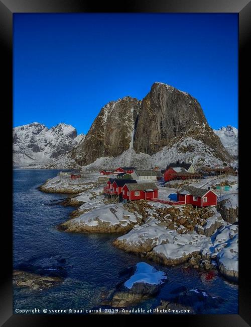 Hamnoy, Lofoten Islands, Norway Framed Print by yvonne & paul carroll