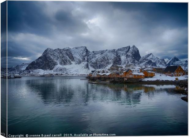Sariskoy, Lofoten Islands, Norway Canvas Print by yvonne & paul carroll