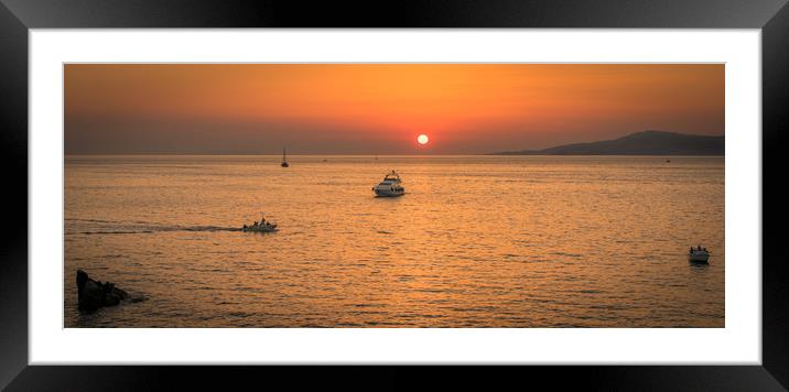 Boating paradise Framed Mounted Print by Naylor's Photography