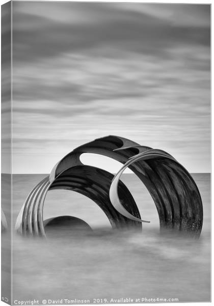 Mary's Shell - Cleveleys Lancashire Canvas Print by David Tomlinson