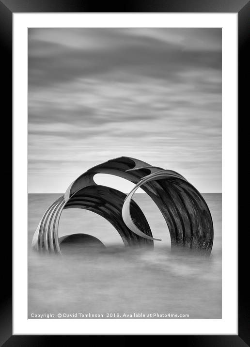 Mary's Shell - Cleveleys Lancashire Framed Mounted Print by David Tomlinson