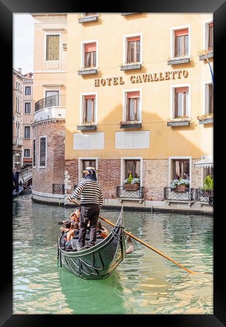 Venice Canal Framed Print by Graham Custance