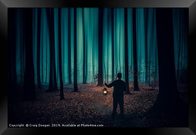 Into the Woods Framed Print by Craig Doogan